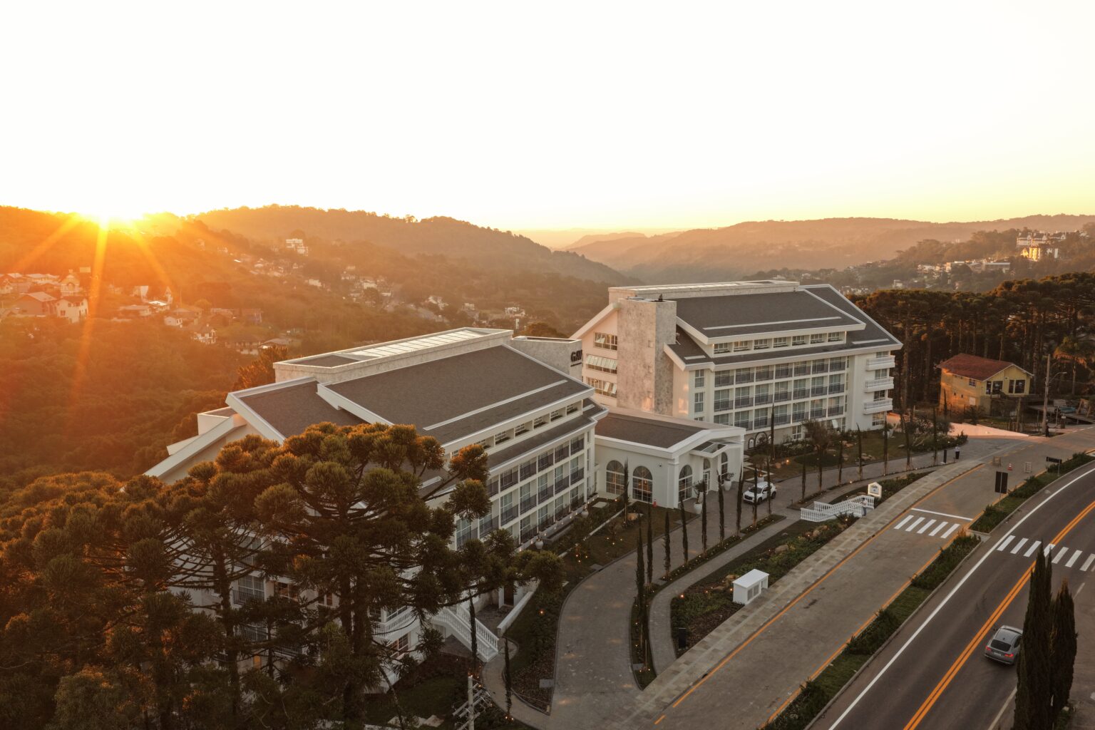 Fachada do GAV Gran Valley Resort em Gramado